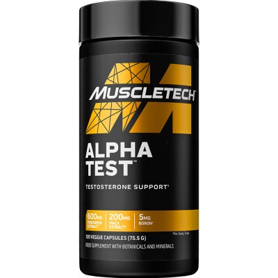 Muscletech - Alpha TEST - 120 caps Protein Outelt