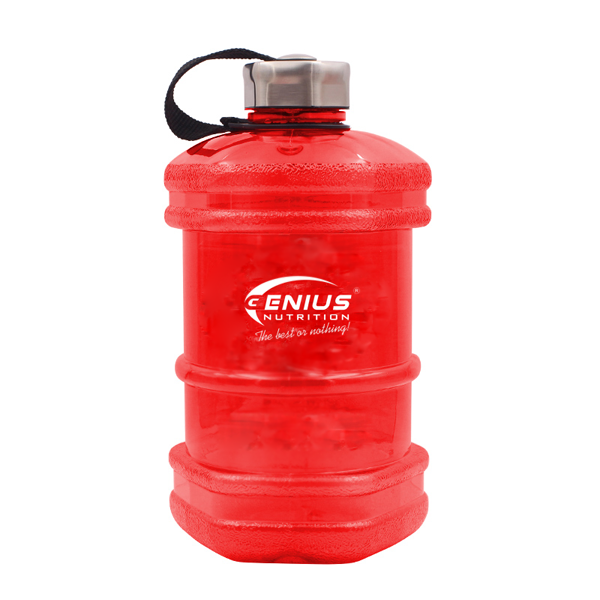 Genius - Red Water Bottle - 2.3L Protein Outelt